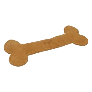 Jouet chien os en cuir Bub's, 15, 20 et 25 cm