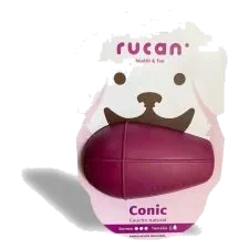 Jouet cône en caoutchouc Rucan pour chien