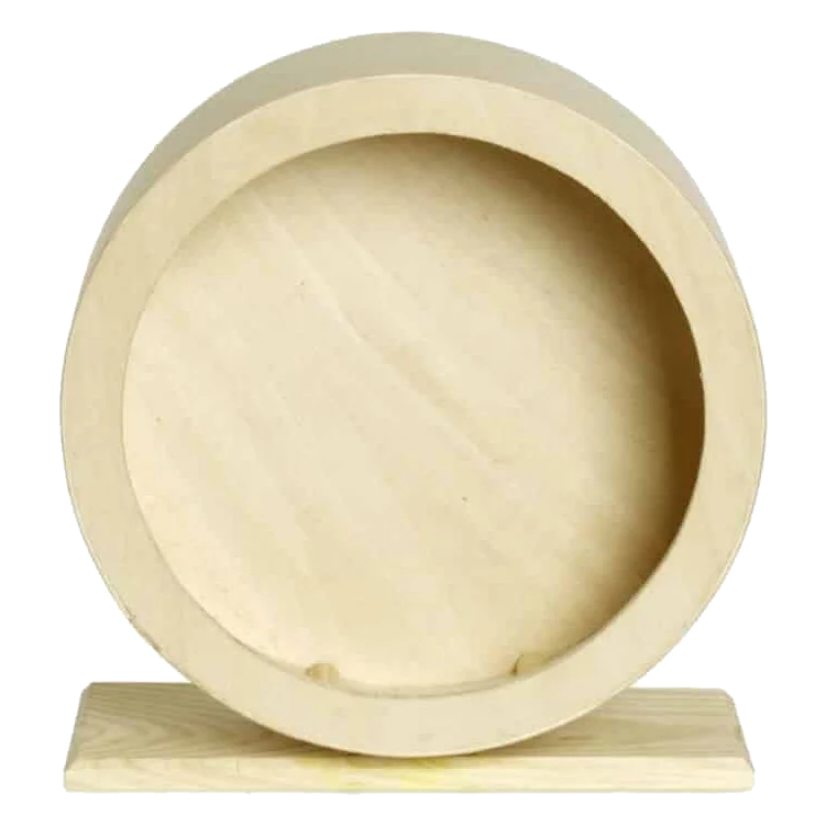 Roue en bois Danco pour rongeurs, 29 cm de diamètre
