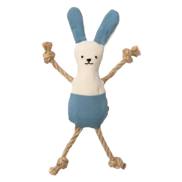 Jouet à l'herbe à chat FuzzYard Life lapin French Blue