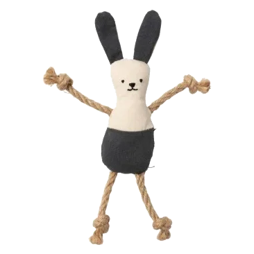 Jouet à l'herbe à chat FuzzYard Life lapin Slate Grey