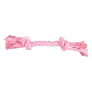 Jouet corde à nœuds Flamingo pour chien, 20 cm