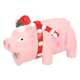 Jouet cochon de Noël en latex sonore pour chien
