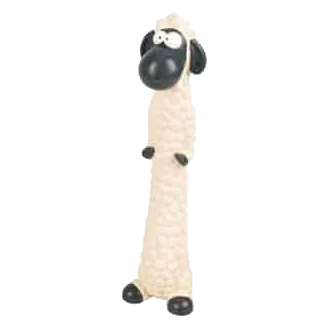 Jouet mouton debout en latex pour chien, 20 cm