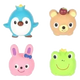Pingouin, ours, lapin ou grenouille en latex pour chien