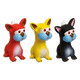 Grand chat en vinyle jouet pour chien, 15 cm