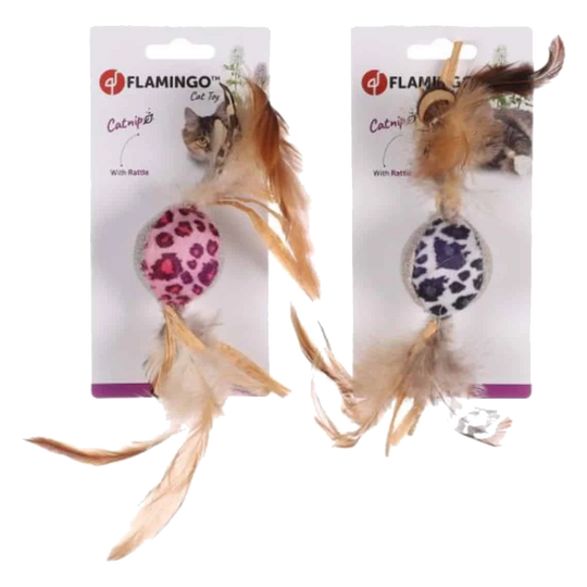 Balle léopard pour chat