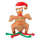 Jouet de Noël pour chat FuzzYard Gobble Til You Wobble en forme de dinde