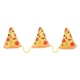 Jouet pour chat à l'herbe à chat FuzzYard Pizza (3 sur une corde)