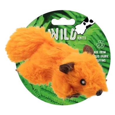 Jouet renard à herbe à chat BAM! Wild Hunter avec son