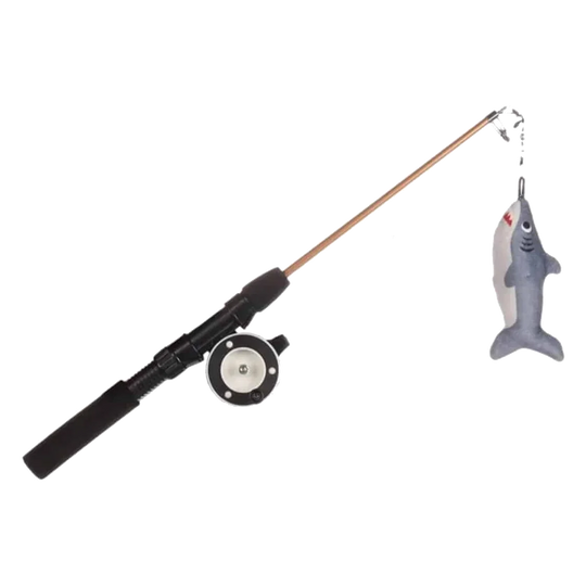 Requin Rodney suspendu gris pour chat