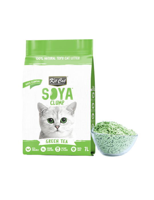 Litière chat Kit Cat Eco thé vert, 7 L (2,5 kg)