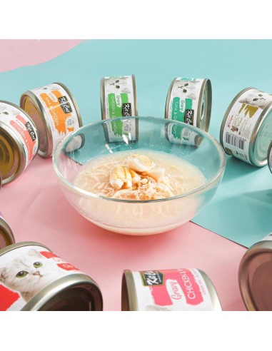 Pâtée pour chat en sauce Kit Cat Gravy thon et saumon 70 g