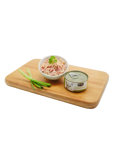 Pâtée pour chat en gelée Kit Cat Toppers poulet et thon 80 g