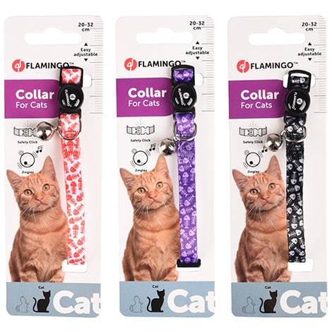 Collier chat Loulou, 15–22 cm, 10 mm, assortis – image 2