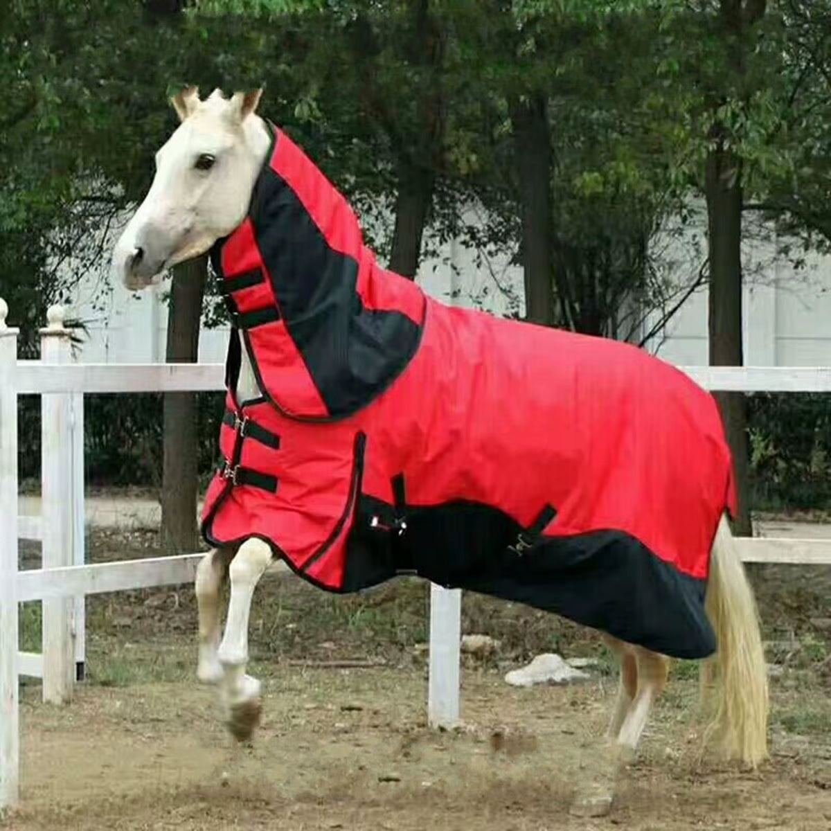 Couverture d'hiver imperméable pour cheval, 3 couleurs – vue 3