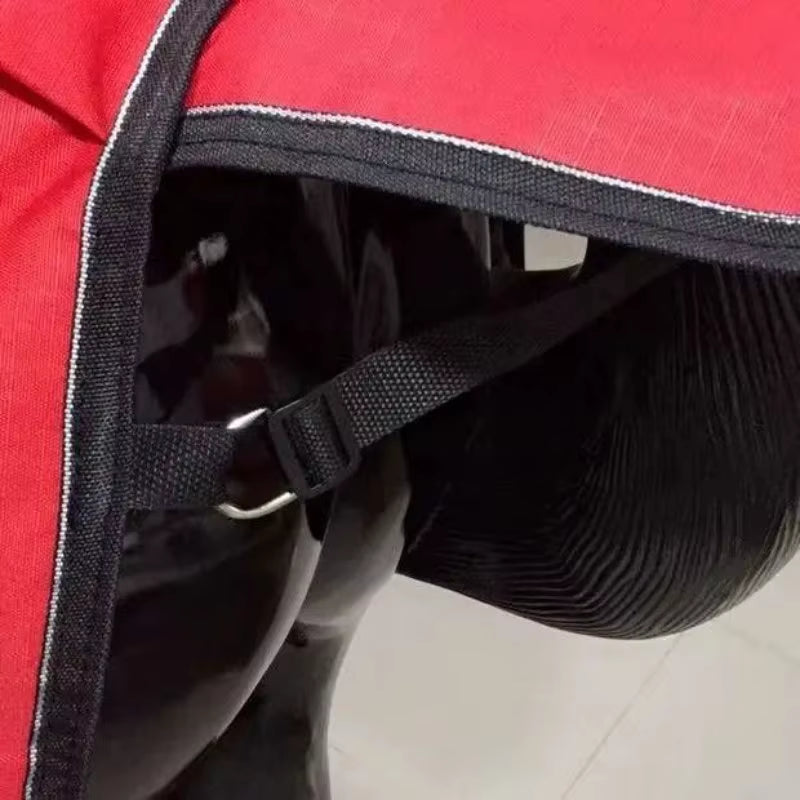 Couverture d'hiver imperméable pour cheval avec couvre-cou – vue 6