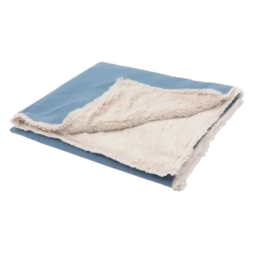 Couverture réversible pour chien FuzzYard Life French Blue