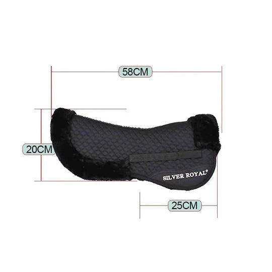 Amortisseur de dos rembourré pour selle