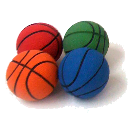Mini balles Basket semi-rigides pour chien, 4 cm