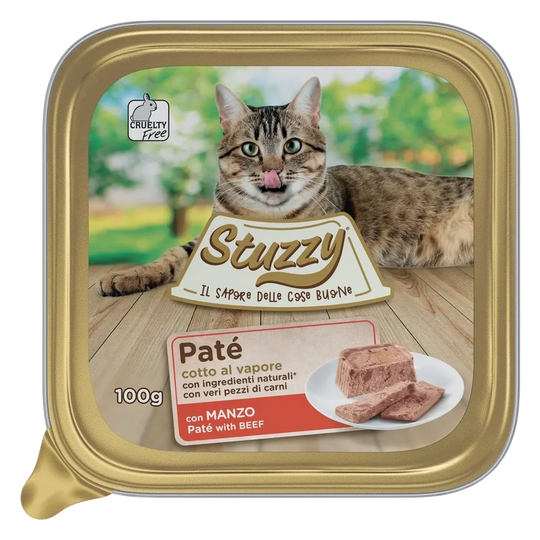 Pâtée chat Mister Stuzzy Cat bœuf, barquette 100 g
