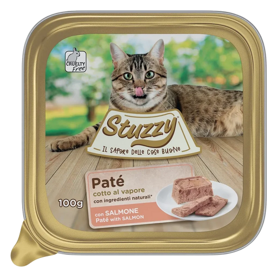Pâtée chat Mister Stuzzy Cat saumon, barquette 100 g