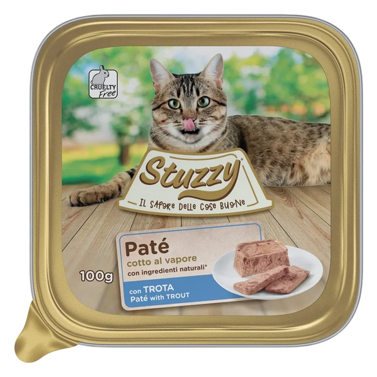 Pâtée chat Mister Stuzzy Cat truite, barquette 100 g