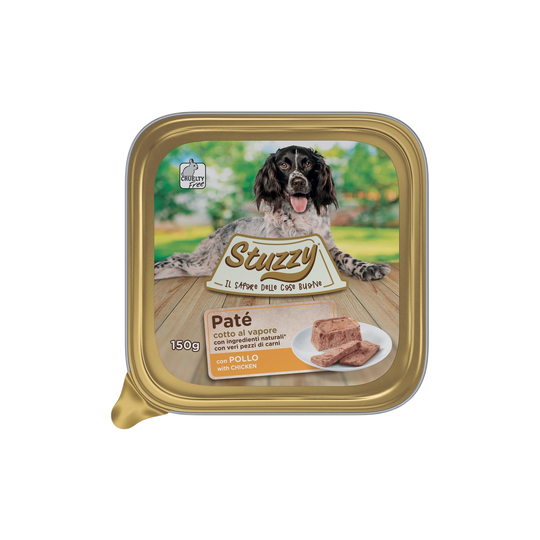 Pâtée chien Mister Stuzzy Dog poulet, barquette aluminium