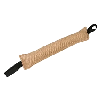 Boudin en sisal avec poignée pour chien, taille L, 30 cm