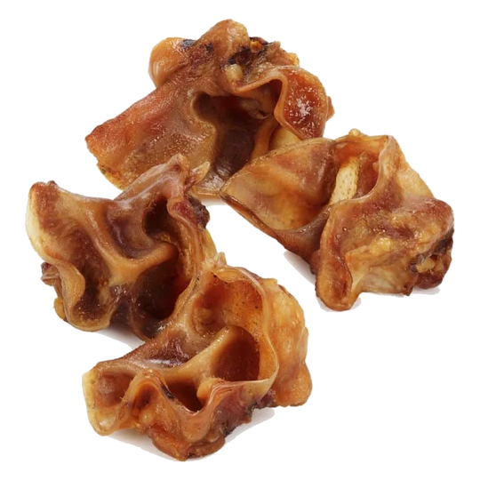 Friandises naturelles chien muscle d'oreille de porc séché, 500 g