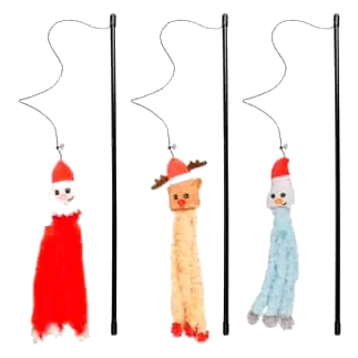 Jouet de Noël Babbo pour chat, multicolore