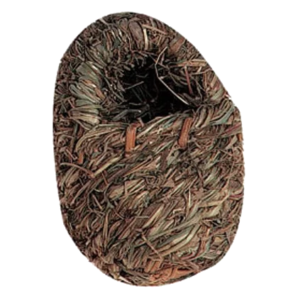 Petit nid exotique en paille pour oiseaux