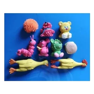 Lot de 10 jouets en latex assortis pour chiens moyens et grands