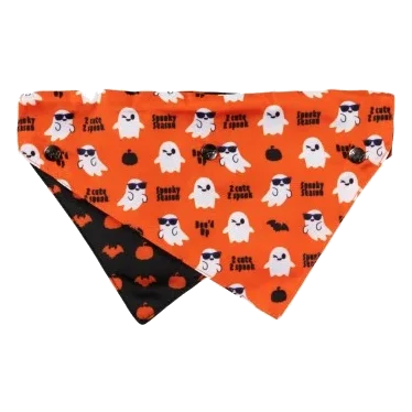 Nœud papillon d'Halloween pour chien FuzzYard Spooky Ghost M/L