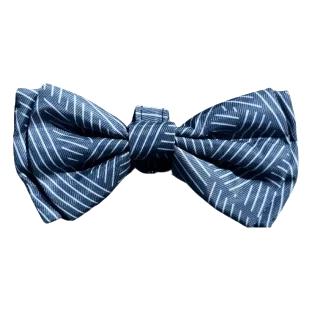 Nœud papillon pour chien FuzzYard Thornbury Aegean Blue à scratch