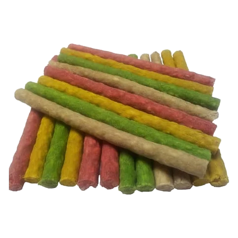 Bâtonnet à mâcher chien Munchy en peau, 20 cm x 25 mm
