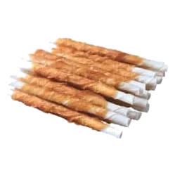 Bâtonnets enroulés de poulet pour chien, 500 g (50 × 13 cm ou 25 × 20 cm)
