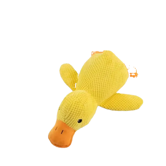 Pato de peluche que patalea y hace cua para perros, recargable, S - ZONLIDOOG