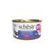 Pâtée chat Schesir filets de poulet avec bœuf en bouillon, boîte 70 g