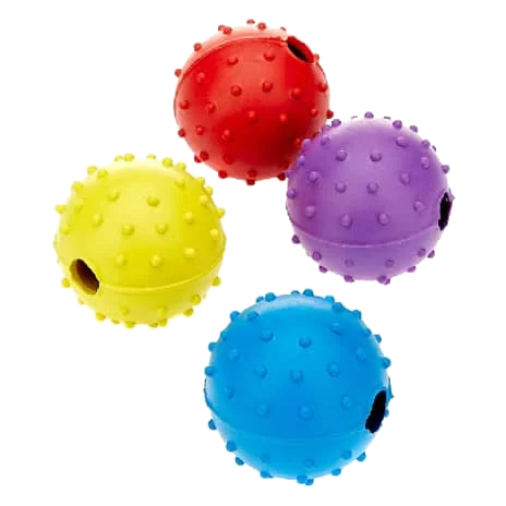 Balle en caoutchouc à picots Classic pour chien, 40 ou 60 mm