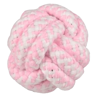 Balle en corde Flamingo Small Dog Club pour chien, 6 cm