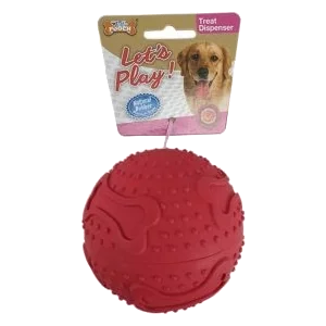 Balle en caoutchouc Maze à garnir parfum vanille pour chien
