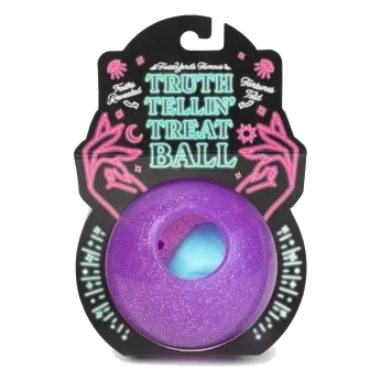 Balle distributrice de friandises pour chien FuzzYard Truth Tellin' Ball