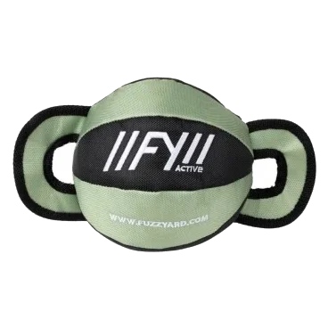 Balle à tirer pour chien FuzzYard Ball Tug kaki