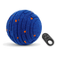 Balle interactive pour chien bleue à pois orange avec télécommande