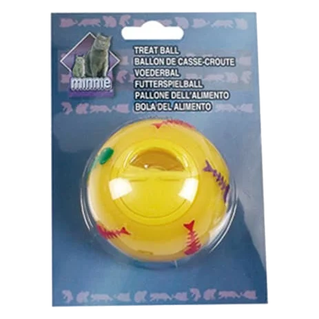Balle distributrice de friandises pour chat