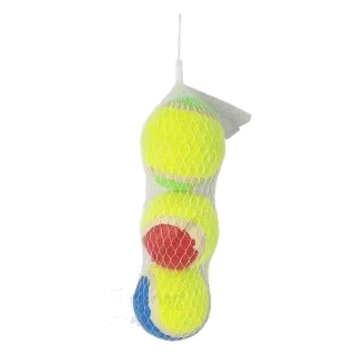 Balles de tennis chien 6,5 cm, lot de 3