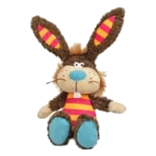 Peluche lapin Roger sonore Flamingo pour chien