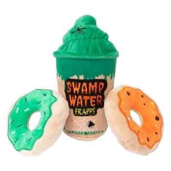 Peluche d'Halloween pour chien FuzzYard Frappé & Donuts