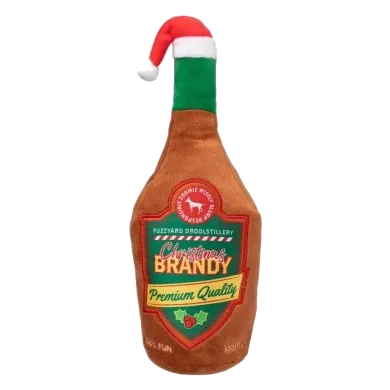Peluche de Noël pour chien FuzzYard Christmas Brandy
